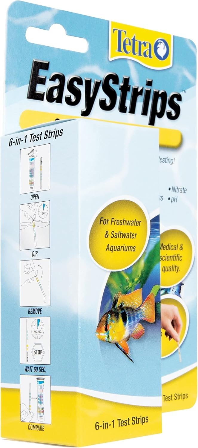 image:imageTetra 1000 Count EasyStrips 6in1 Test Strips Pack of 1025 Count Pack of 16