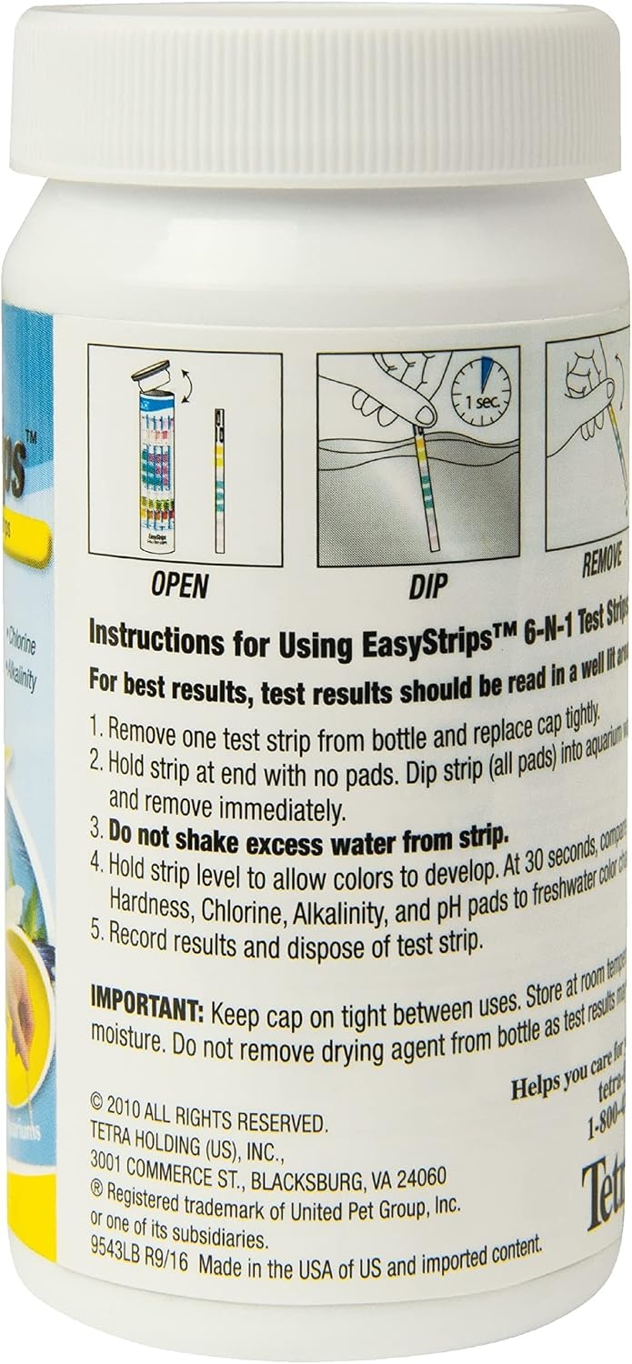 image:imageTetra 1000 Count EasyStrips 6in1 Test Strips Pack of 10pack of 10