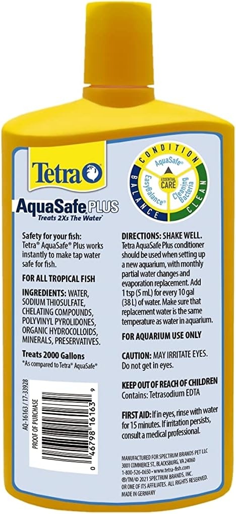 image:imageTetra 16163 2028 oz AquaSafe Plus Water Conditioner 1 CASE of 6338 OZ Bottles