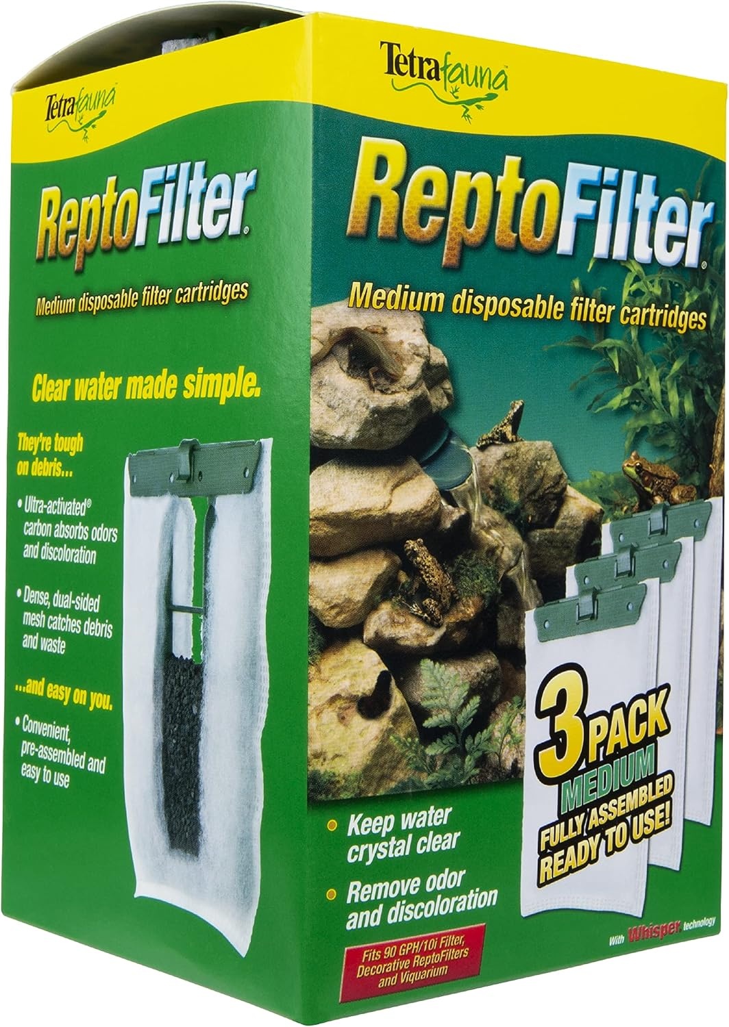 image:imageTetra 25845 144 Count Medium ReptoFilter Filter Cartridges