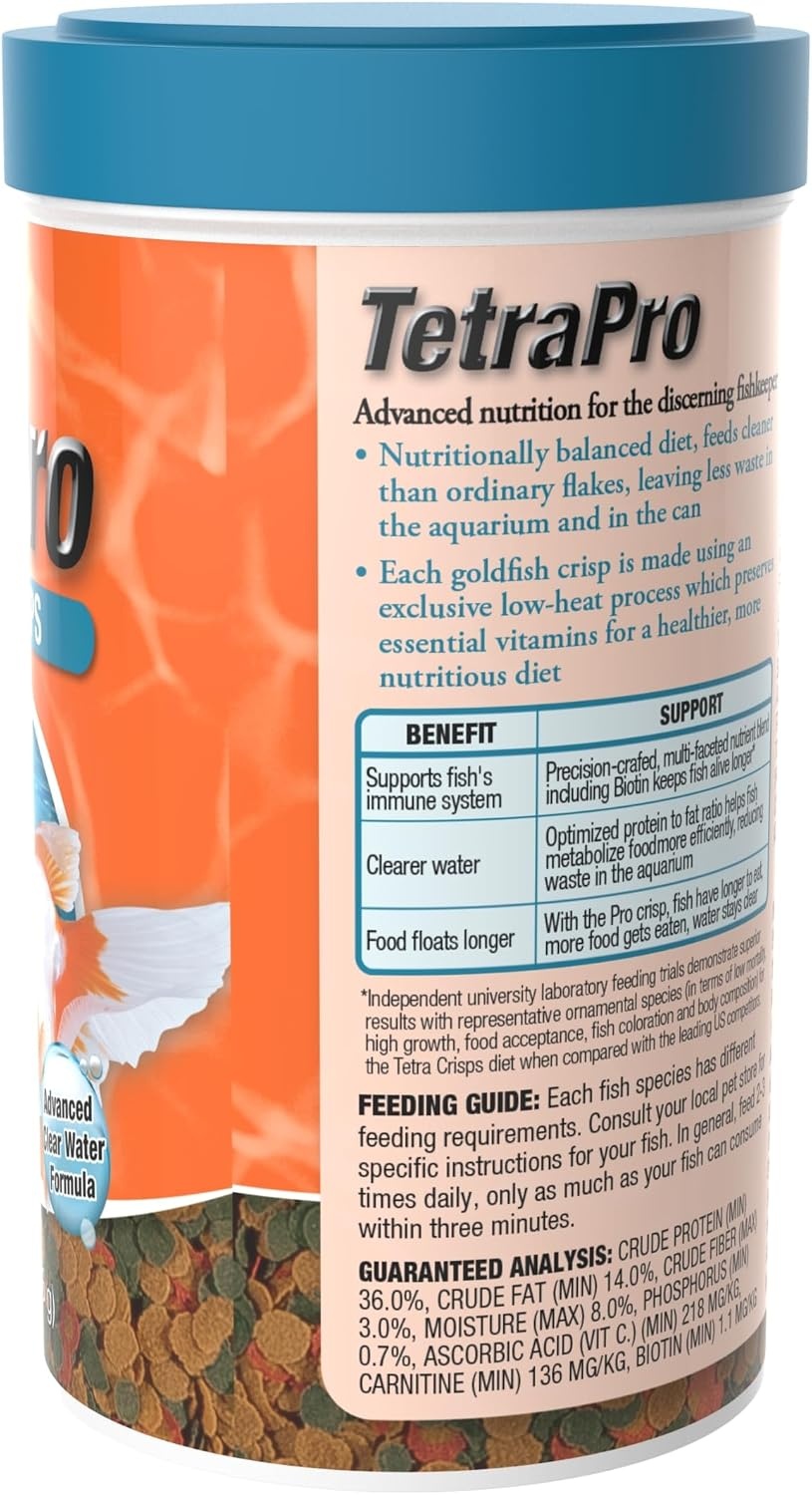 image:imageTetra 77077 TetraPRO Goldfish Crisps for Fishes 79 Ounce303 Ounce Pack of 1