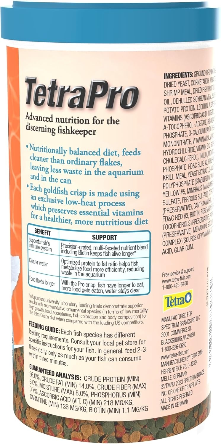image:imageTetra 77077 TetraPRO Goldfish Crisps for Fishes 79 Ounce79 Ounce Pack of 2