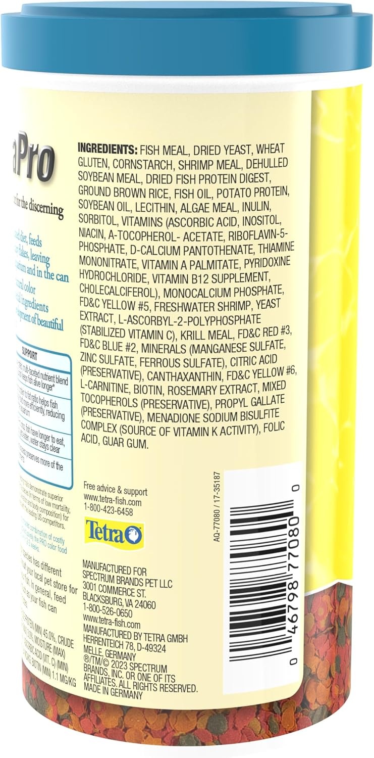 image:imageTetra 77079 TetraPRO Color Crisps for Fishes 265 oz741 Ounce Pack of 1