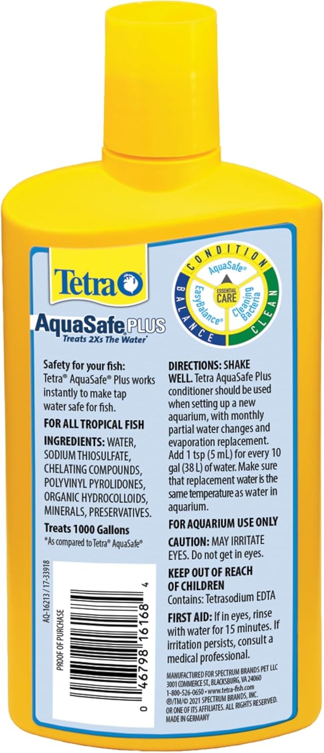 image:imageTetra AquaSafe Plus 169 Ounces aquarium Water Conditioner And Dechlorinator169Ounce