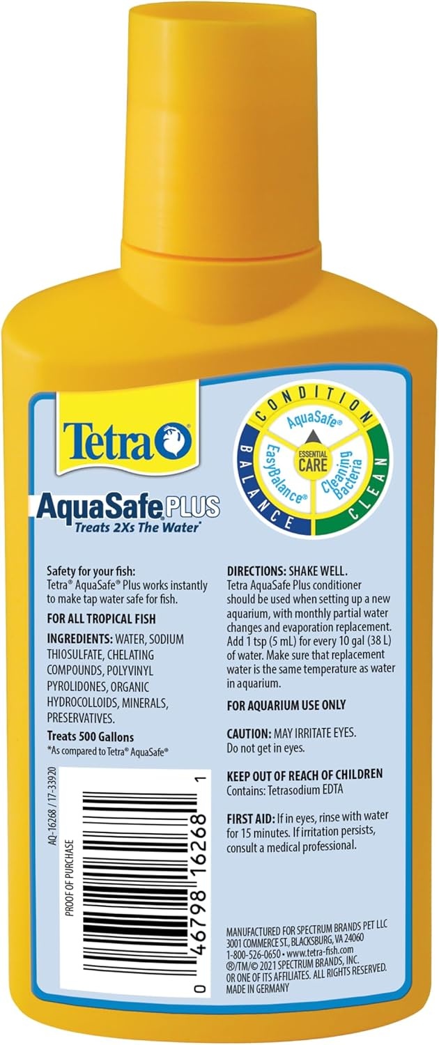 image:imageTetra AquaSafe Plus 169 Ounces aquarium Water Conditioner And Dechlorinator84Ounce