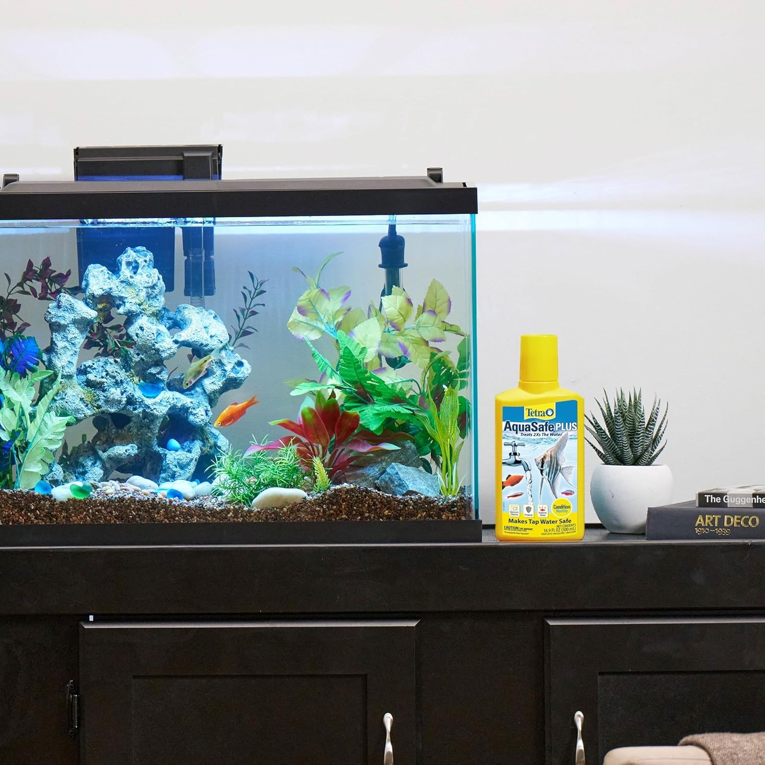 image:imageTetra AquaSafe Plus 169 Ounces aquarium Water Conditioner And Dechlorinator84Ounce