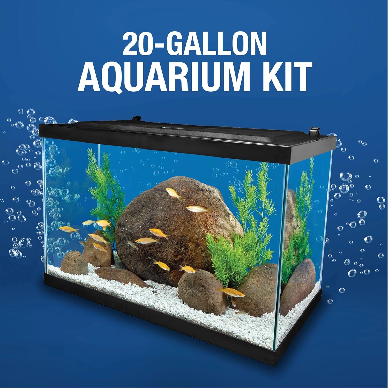image:imageTetra Aquarium 20 Gallon Complete Tropical Fish Tank Kit With LED Lighting And Decor For Freshwater FishTetra