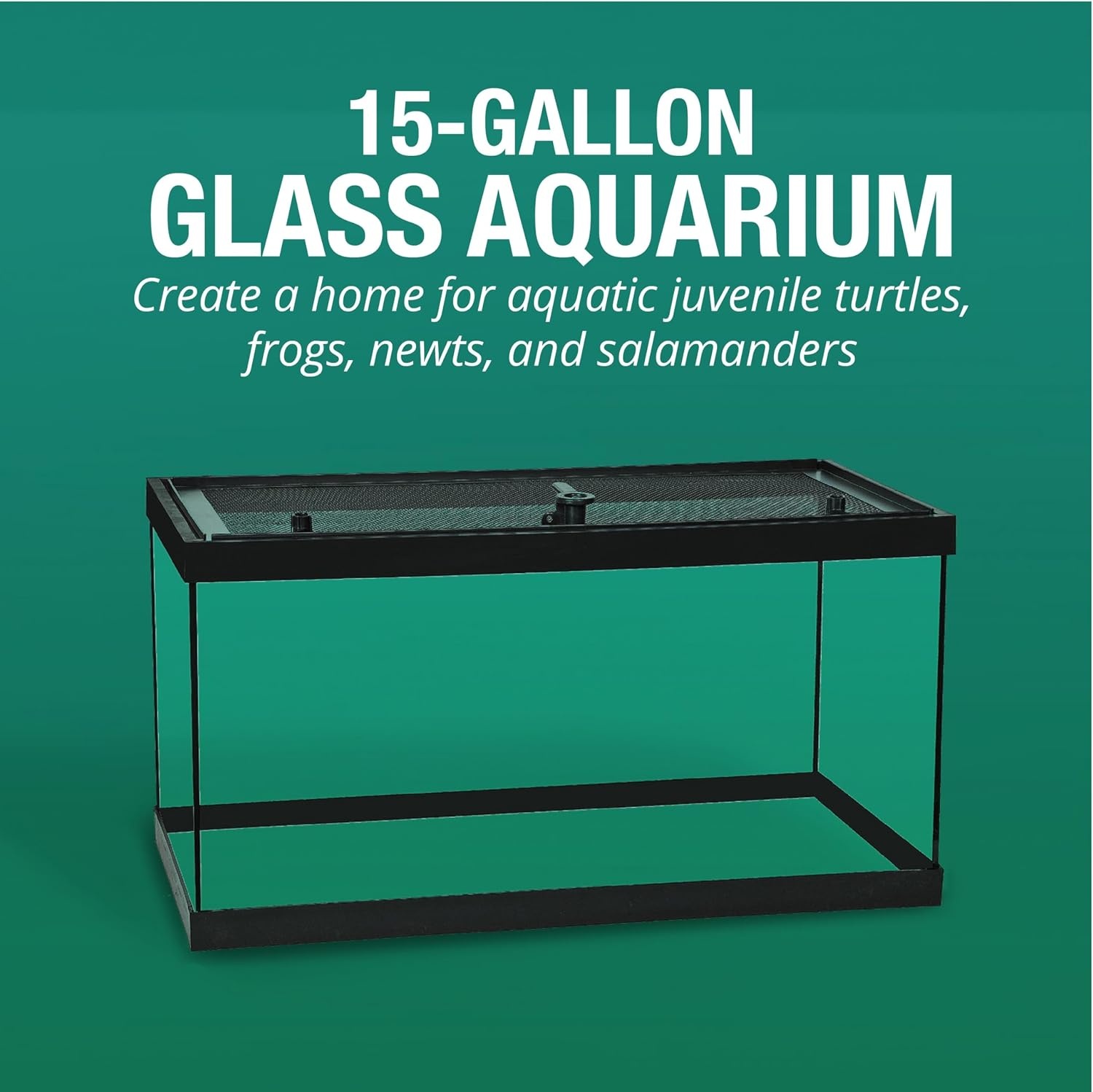 image:imageTetra Aquatic Turtle Deluxe Kit 20 Gallons aquarium With Filter And Heating Lamps 30 IN NV3323015 gallon