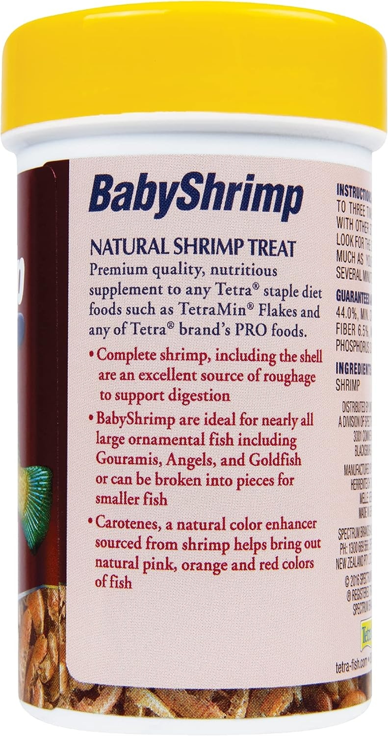 image:imageTetra BabyShrimp 035 Ounce Natural Shrimp Treat For Aquarium Fish 033197Seafood
