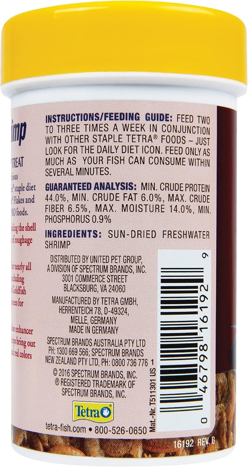 image:imageTetra BabyShrimp 035 Ounce Natural Shrimp Treat For Aquarium Fish 033197Seafood