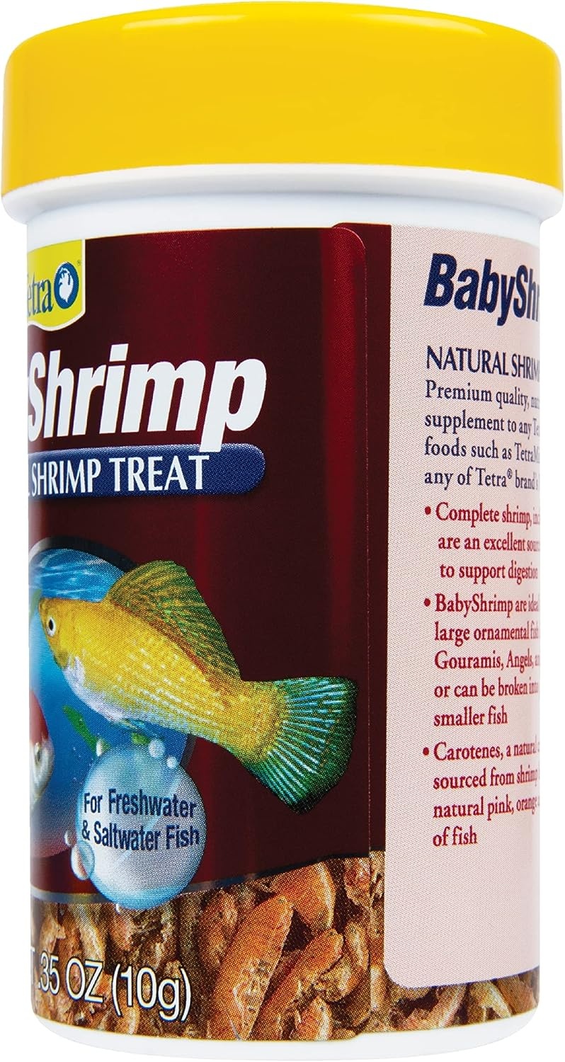 image:imageTetra BabyShrimp 035 Ounce Natural Shrimp Treat For Aquarium Fish 033197Seafood