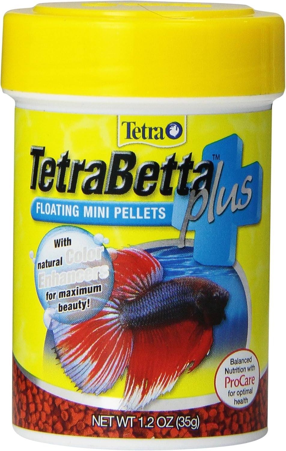image:imageTetra Betta Small Pellets 102 Ounce Complete Nutrition Plus Color BoostMini Pellets