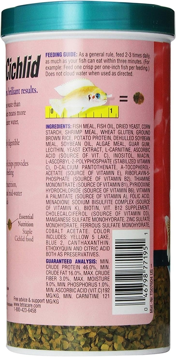 image:imageTetra Cichlid Flakes Nutritionally Balanced Fish Food for All Cichlids 175 Pounds882 Ounce Pack of 1
