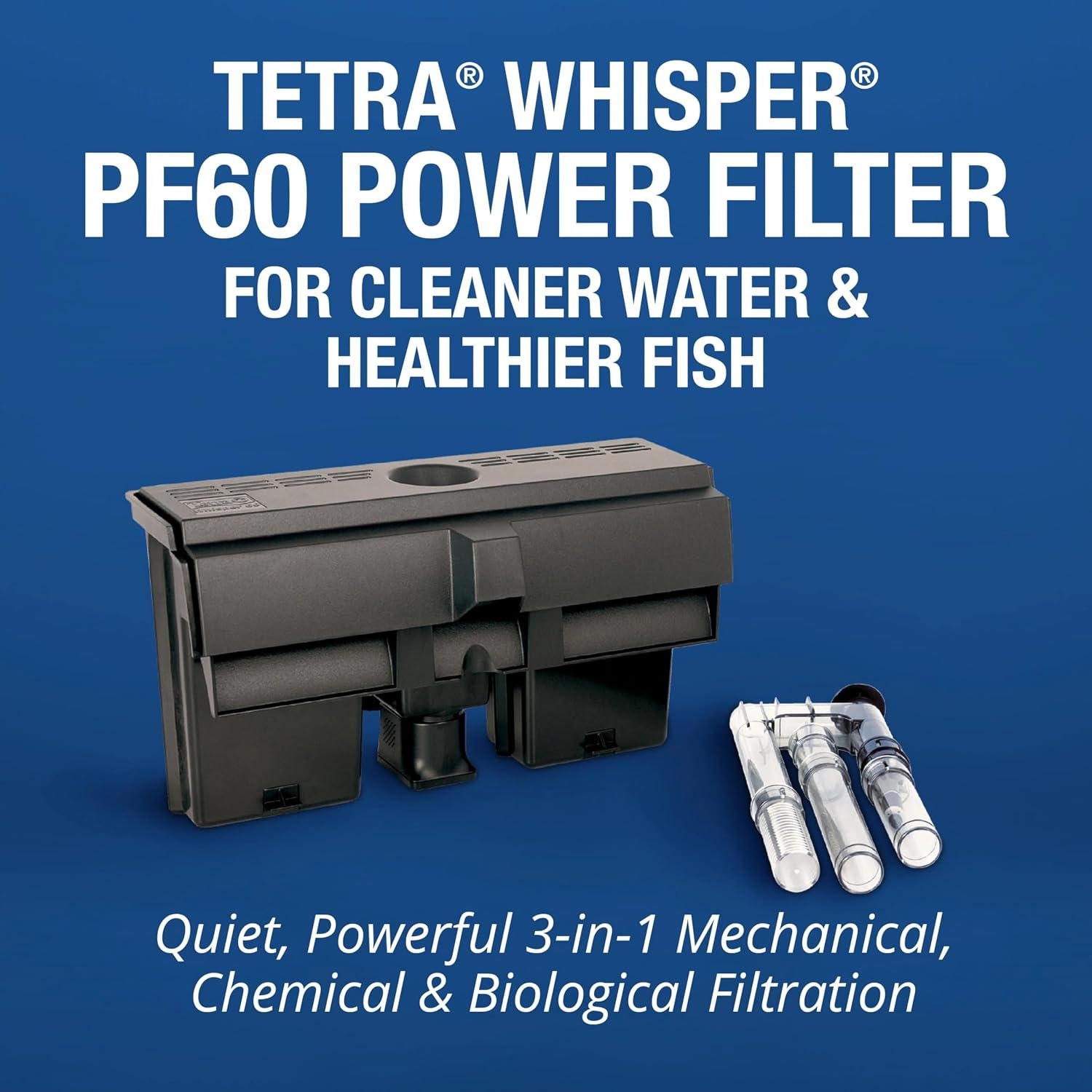 image:imageTetra Complete LED Aquarium Kit for Fish 55 Gallons Includes White LED Lights Filter Heater and Accessories