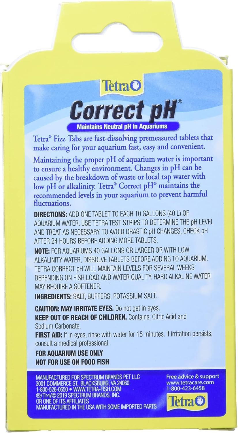 image:imageTetra Correct pH Tablets 8 Count For aquarium Water8Tabs