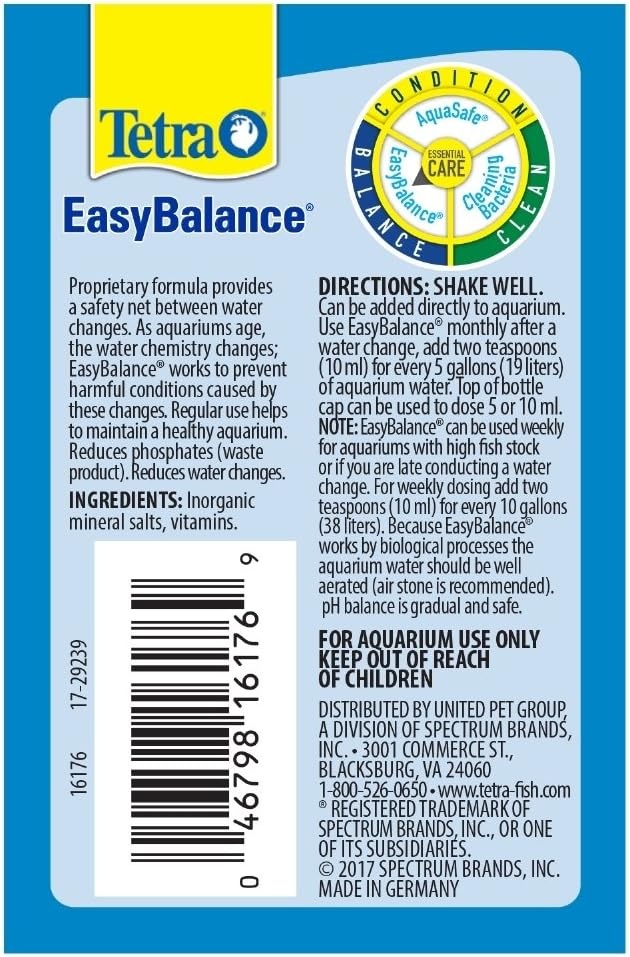 image:imageTetra EasyBalance 845 Ounces Weekly Freshwater Aquarium Water Conditioner 16177