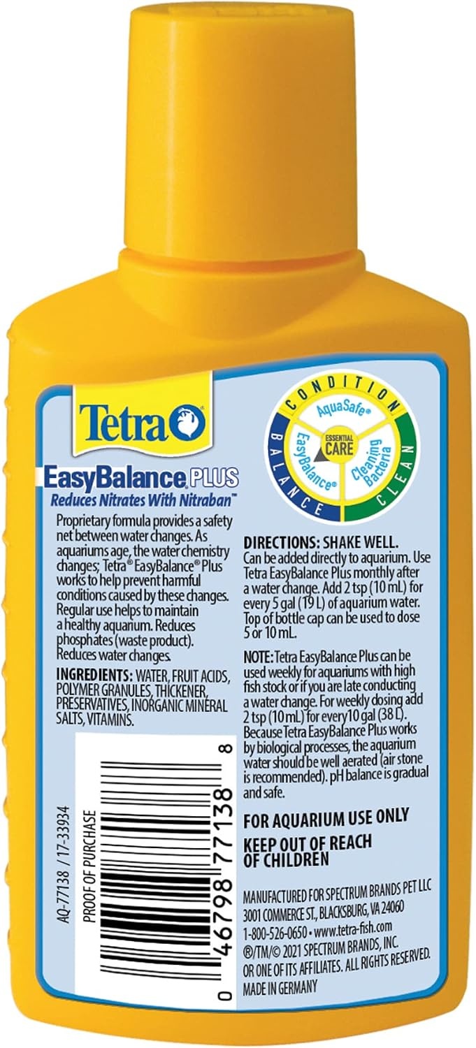 image:imageTetra EasyBalance Plus 338 Ounces Weekly Freshwater Aquarium Water Conditioner 836135338Ounce Pack of 2