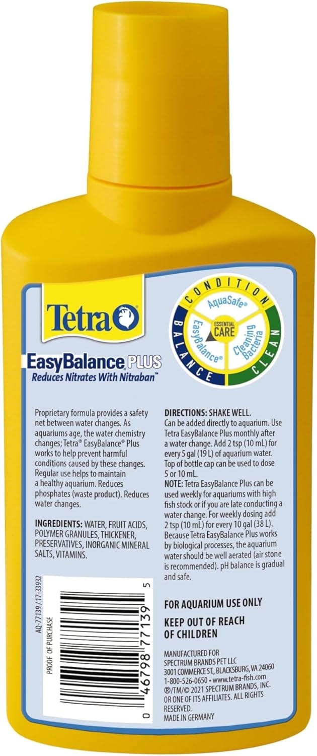 image:imageTetra EasyBalance Plus 338 Ounces Weekly Freshwater Aquarium Water Conditioner 836135845Ounce