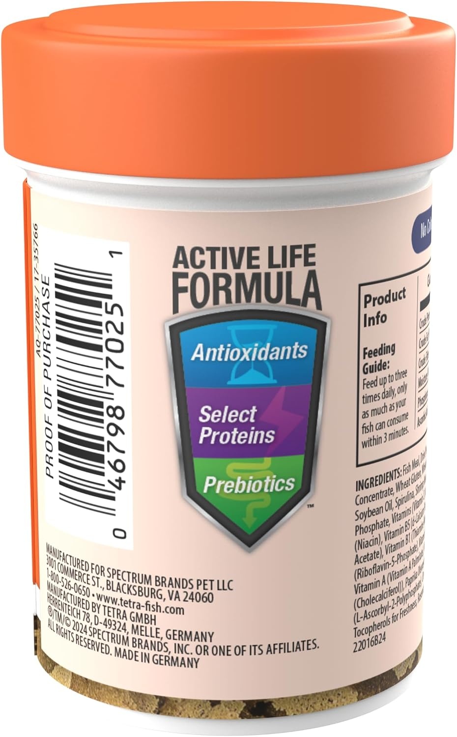 image:imageTetra Goldfish Variety Pellets Balanced Diet 187 Ounce042 Ounce Pack of 1