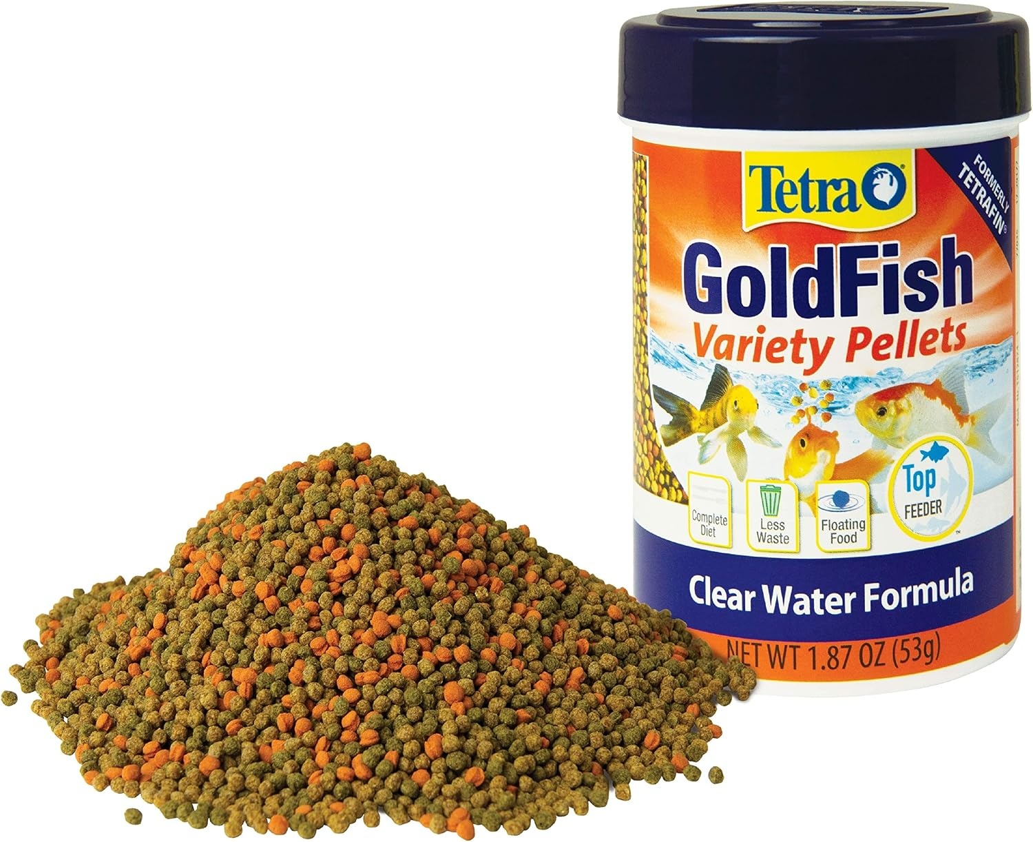 image:imageTetra Goldfish Variety Pellets Balanced Diet 187 Ounce042 Ounce Pack of 36