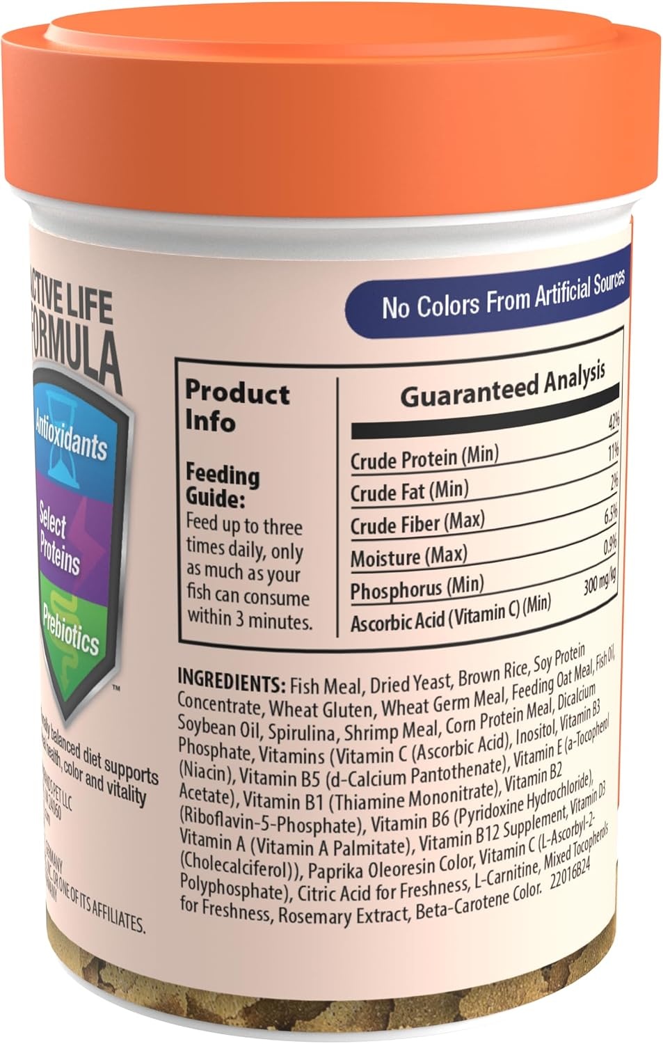 image:imageTetra Goldfish Variety Pellets Balanced Diet 187 Ounce1 Ounce Pack of 1