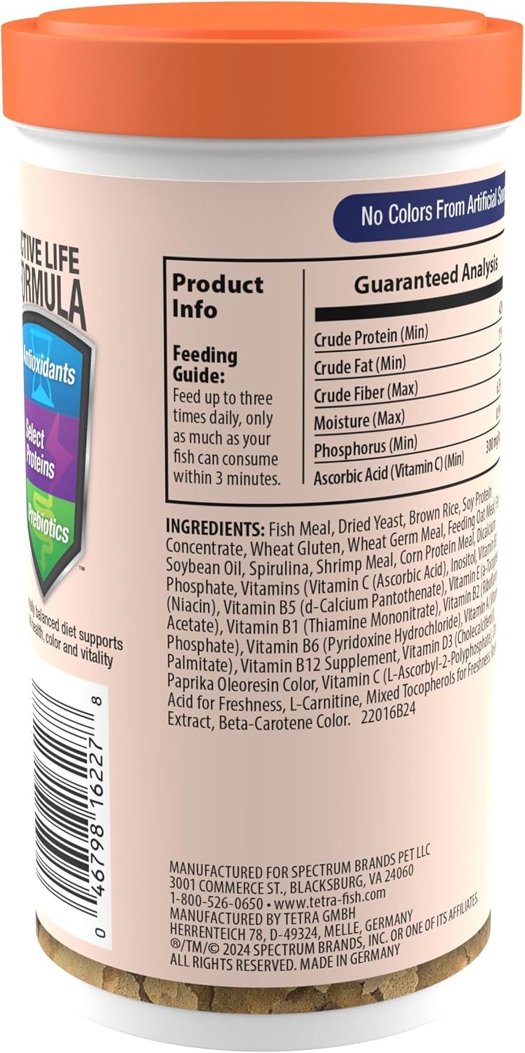 image:imageTetra Goldfish Variety Pellets Balanced Diet 187 Ounce353 Ounce Pack of 1