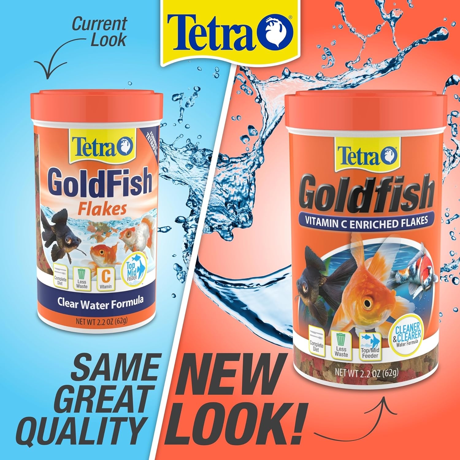 image:imageTetra Goldfish Variety Pellets Balanced Diet 187 Ounce706 Ounce Pack of 2