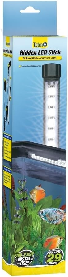 image:imageTetra Hidden LED Stick 6 Inches Brilliant White Aquarium Light for Tanks Up to 15 Gallons Model Number 2665812 Light Stick