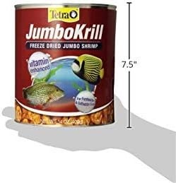 image:imageTetra JumboKrill FreezeDried Jumbo Shrimp Natural Shrimp Treat For Aquarium Fish 14 oz14 Ounce Pack of 1