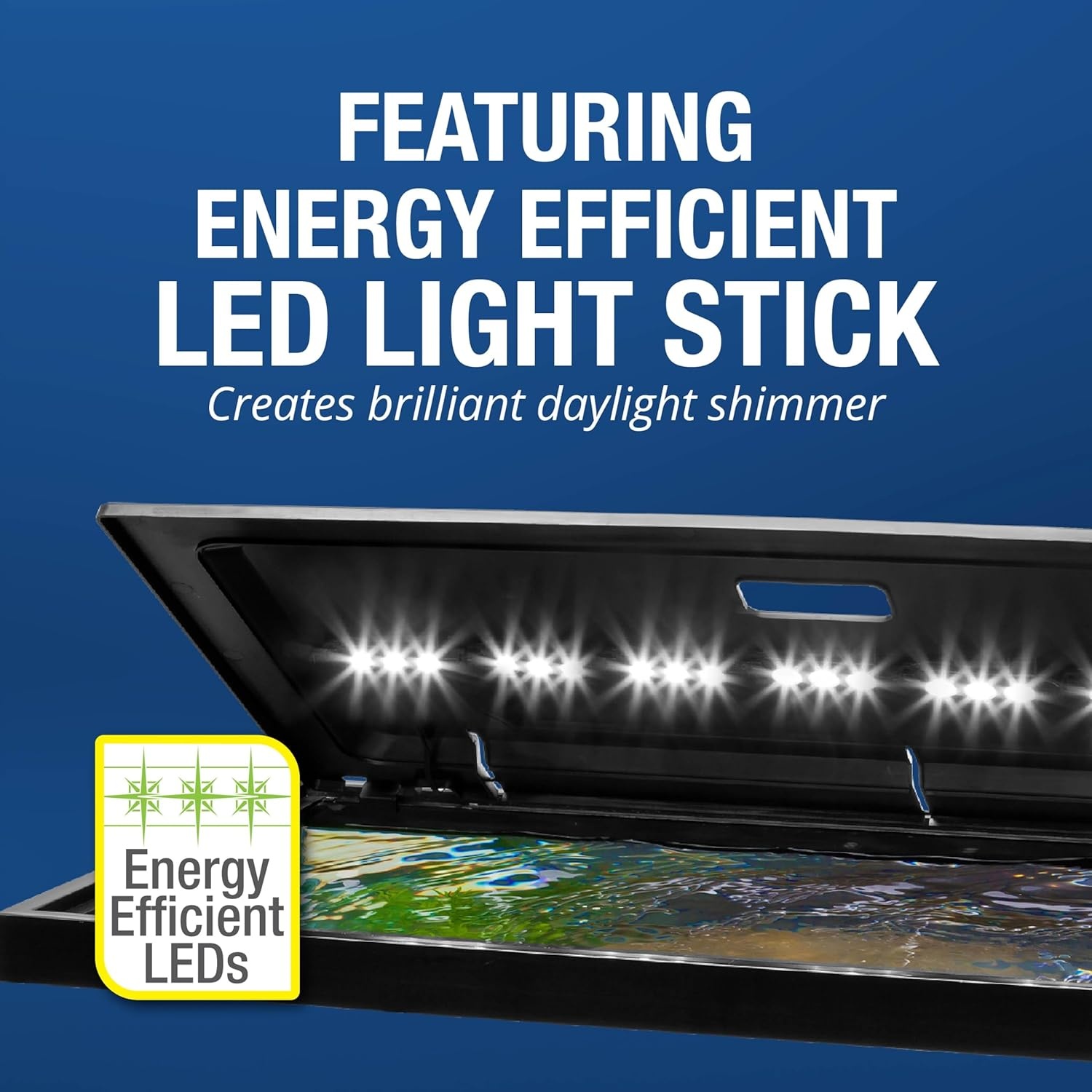 image:imageTetra LED Aquarium Hood 20 in x 10 in LowProfile Fish Tank Cover With Hidden Lighting30 Inch