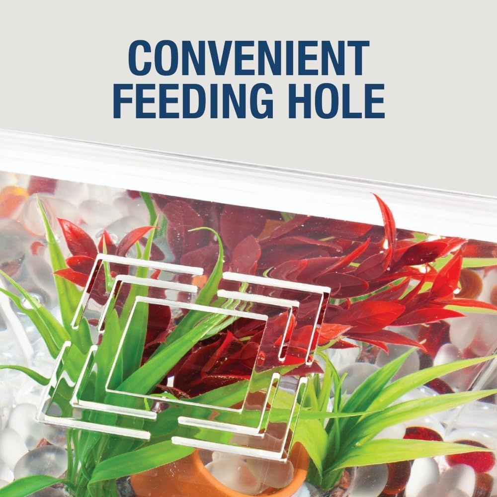 image:imageTetra LED Betta Tank Kit 1 Gallon Trapezoid aquarium With Base Lighting 24050