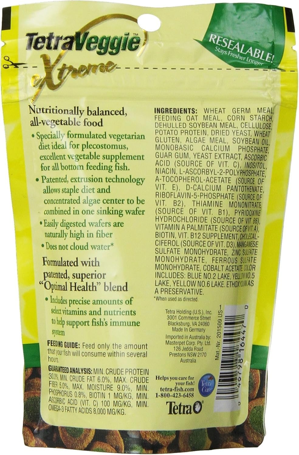 image:imageTetra PRO PlecoWafers 212 Ounces Nutritionally Balanced Vegetarian Fish Food Concentrated Algae Center Golds amp Yellows Model Number 16447212 Ounce Pack of 1