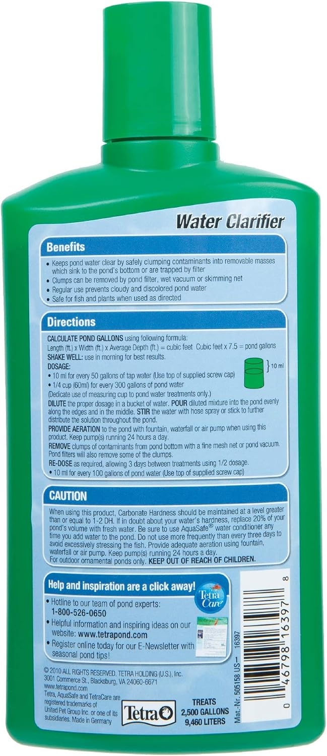 image:imageTetra Pond Water Clarifier 169 Ounces Treats 2 500 Gallons