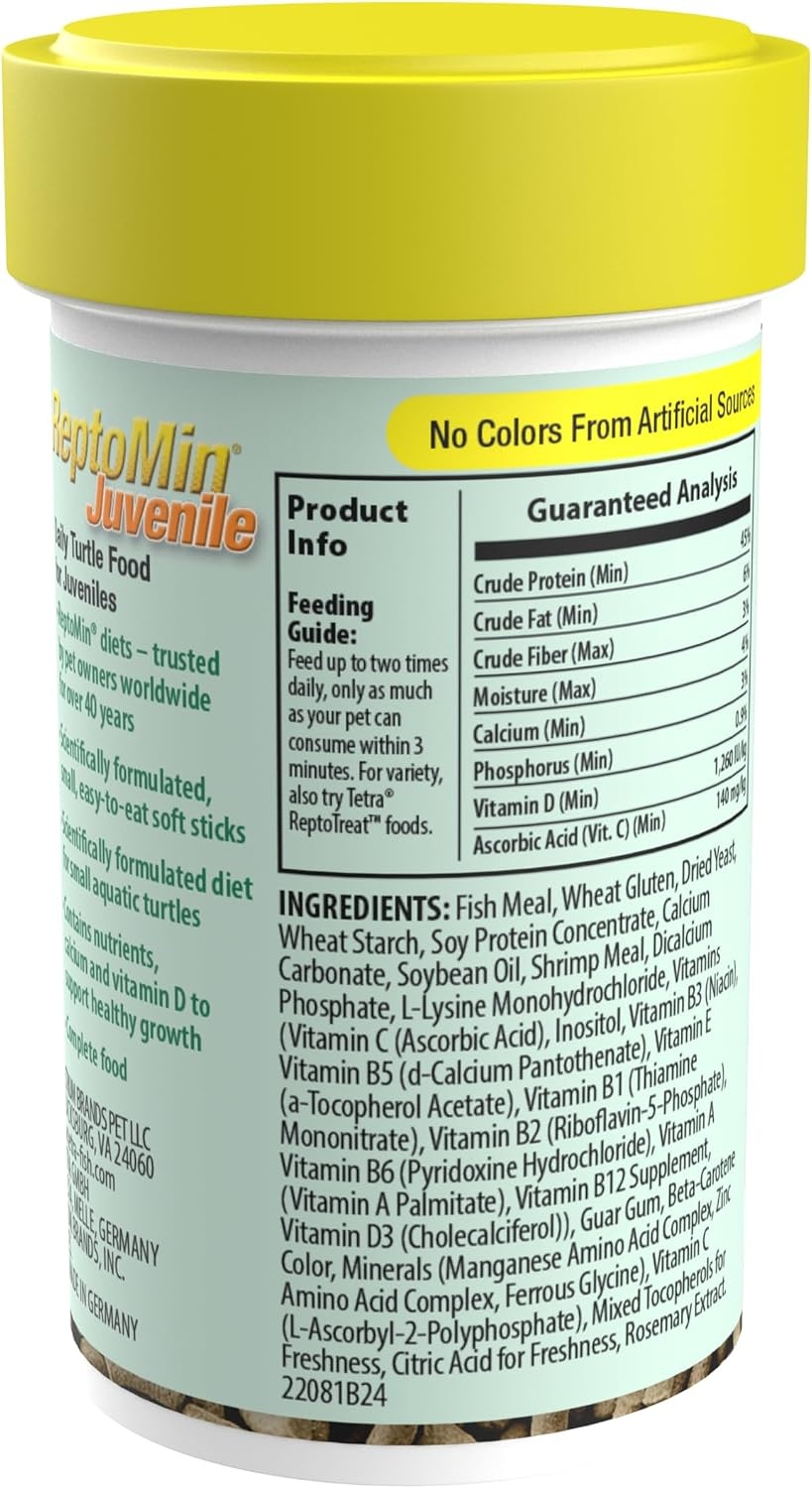 image:imageTetra ReptoMin Baby Floating Food Sticks 092Oz 26g003 Ounce Pack of 36