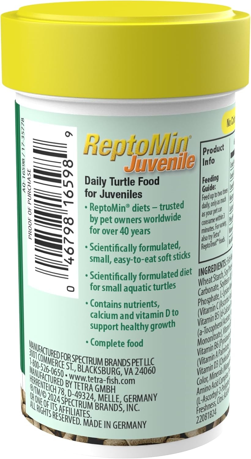 image:imageTetra ReptoMin Baby Floating Food Sticks 092Oz 26g003 Ounce Pack of 36