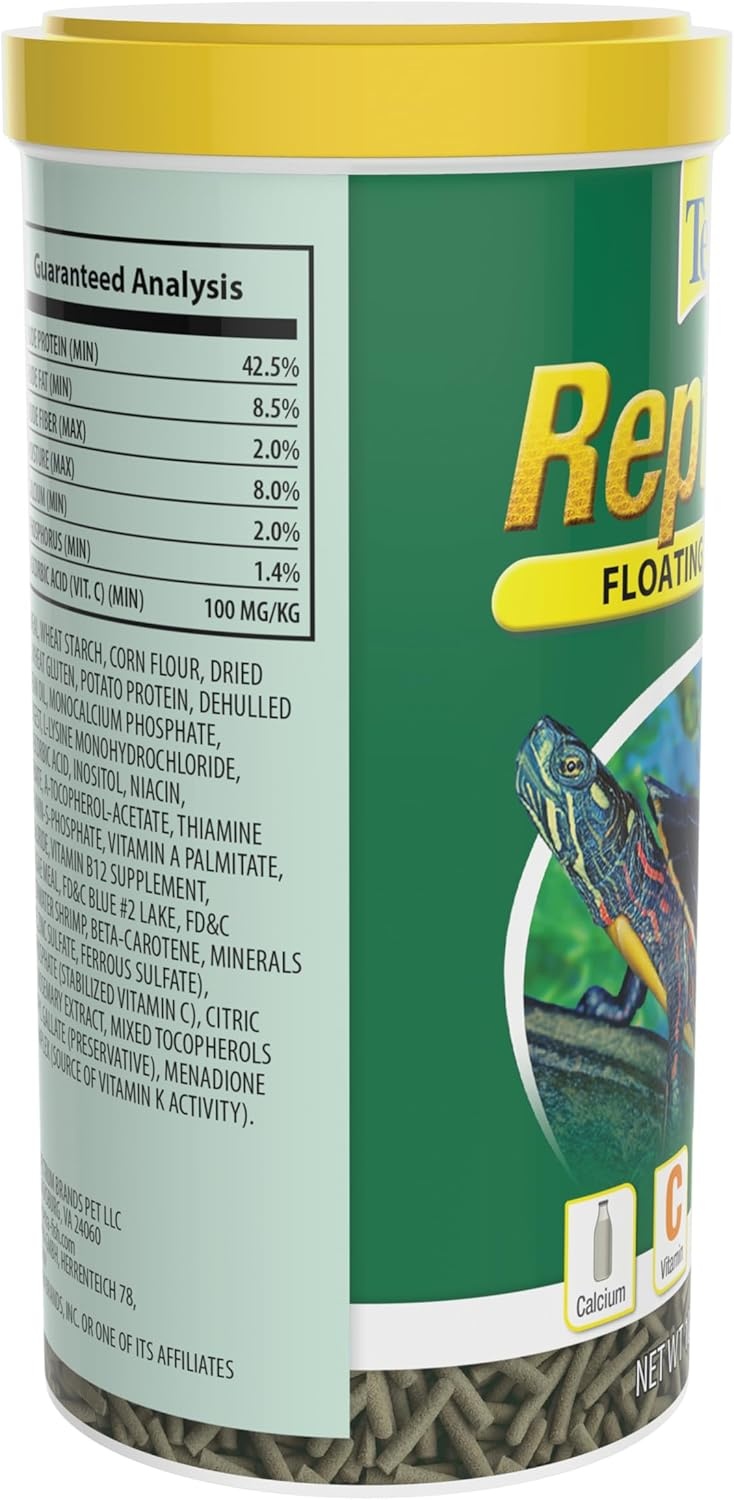 image:imageTetra ReptoMin Floating Food Sticks Food for Aquatic Turtles Newts and Frogs 1059 oz Pack of 11059 Ounce Pack of 1