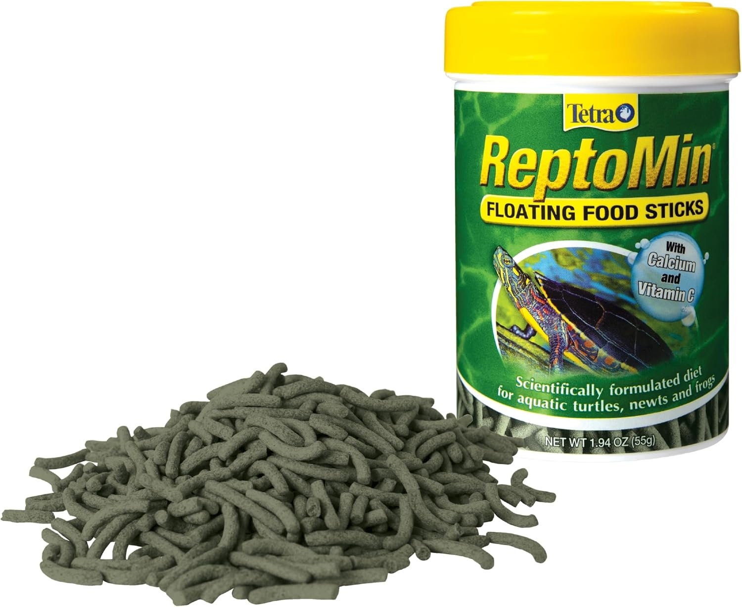image:imageTetra ReptoMin Floating Food Sticks Food for Aquatic Turtles Newts and Frogs 1059 oz Pack of 1194 Ounce Pack of 1