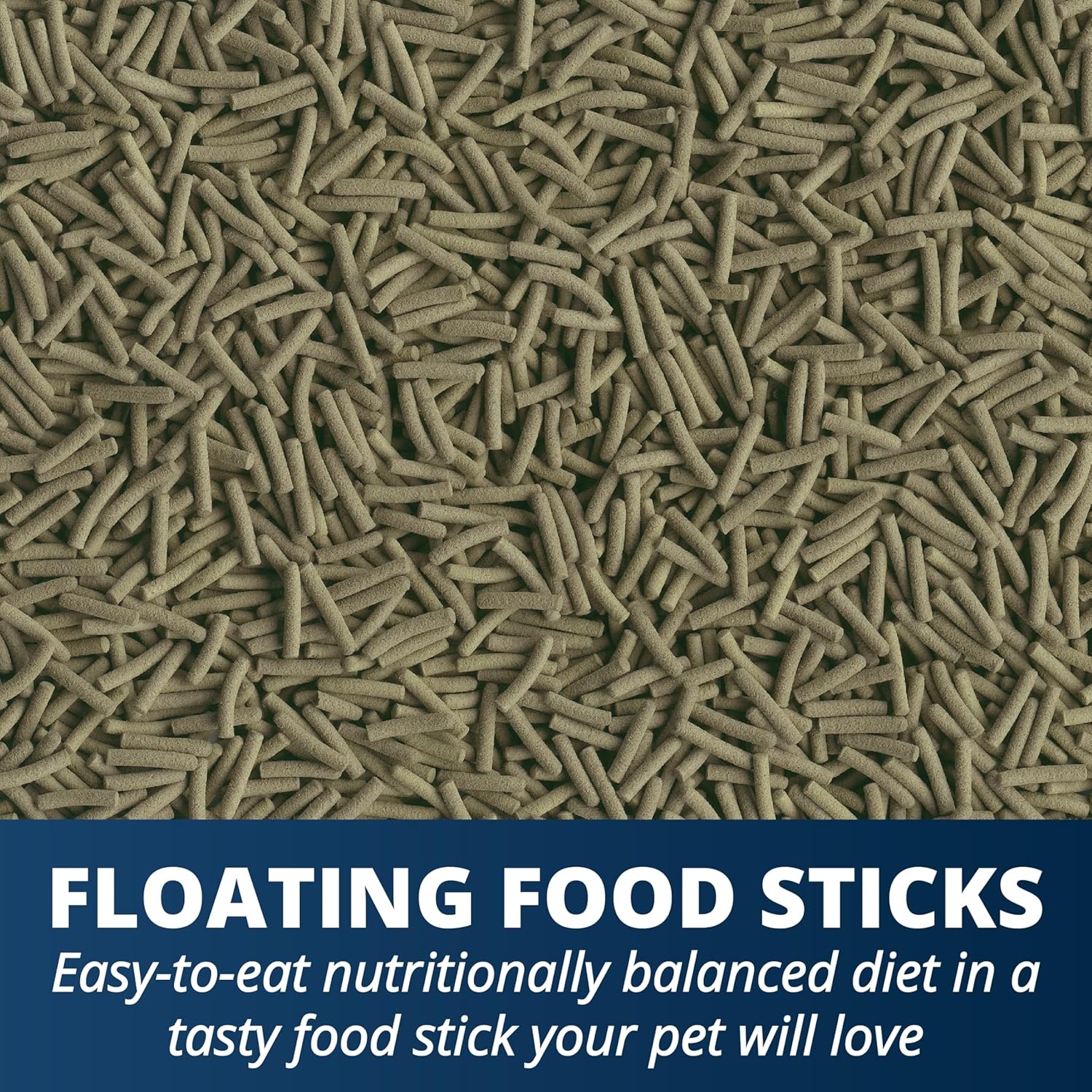 image:imageTetra ReptoMin Floating Food Sticks Food for Aquatic Turtles Newts and Frogs 1059 oz Pack of 12 Pound Pack of 1