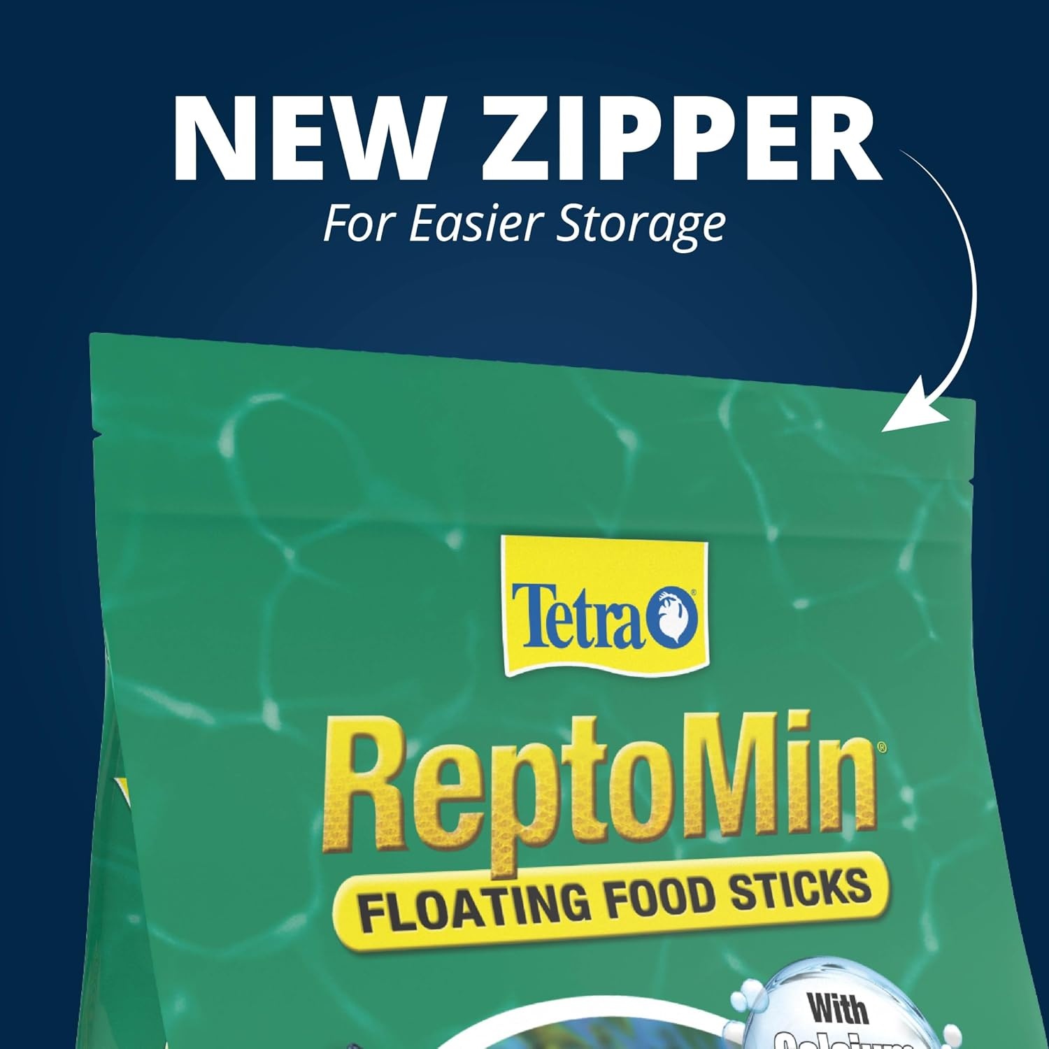 image:imageTetra ReptoMin Floating Food Sticks Food for Aquatic Turtles Newts and Frogs 1059 oz Pack of 1264 Pound Pack of 1