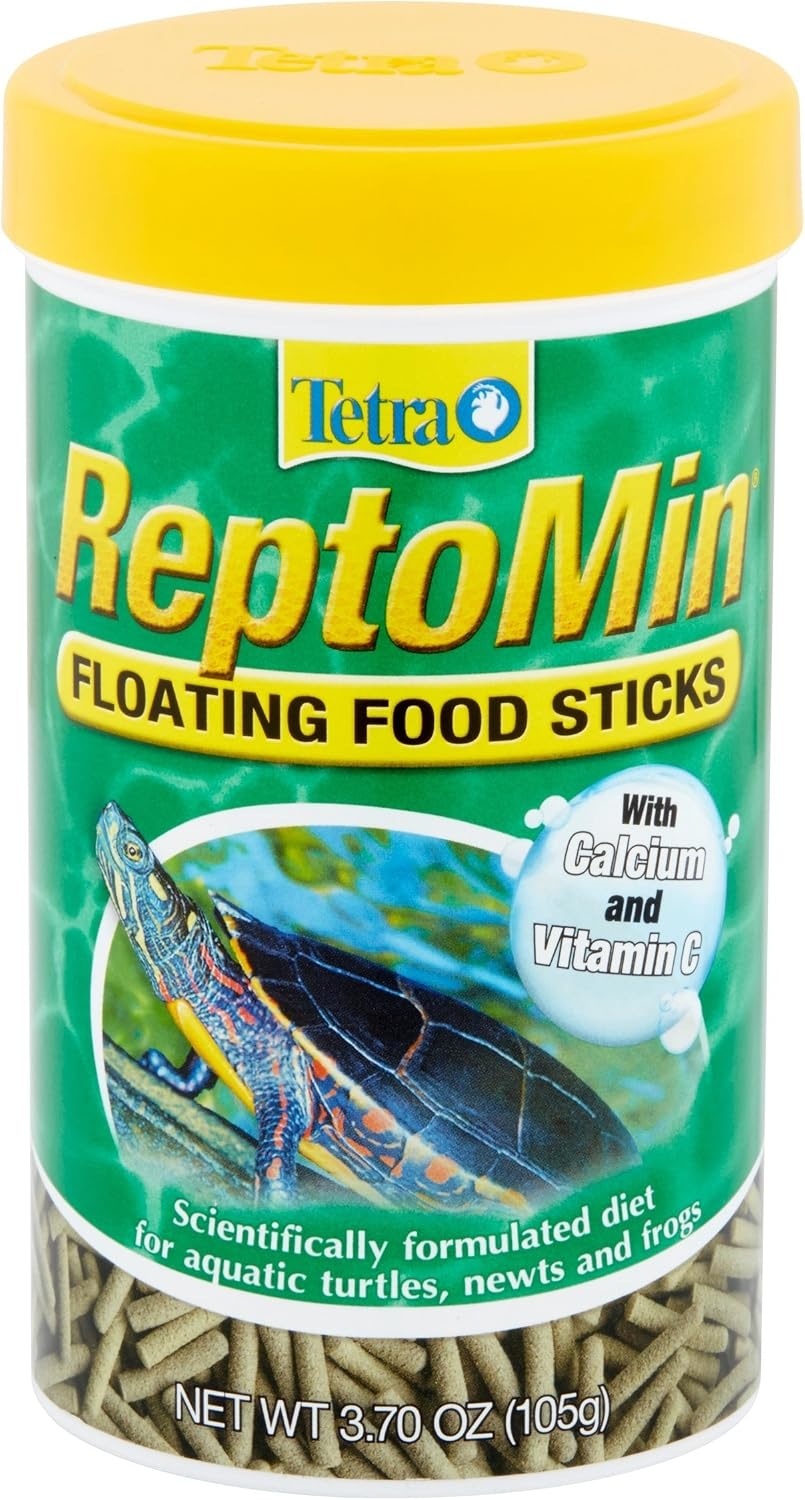 image:imageTetra ReptoMin Floating Food Sticks Food for Aquatic Turtles Newts and Frogs 1059 oz Pack of 137 Ounce Pack of 1