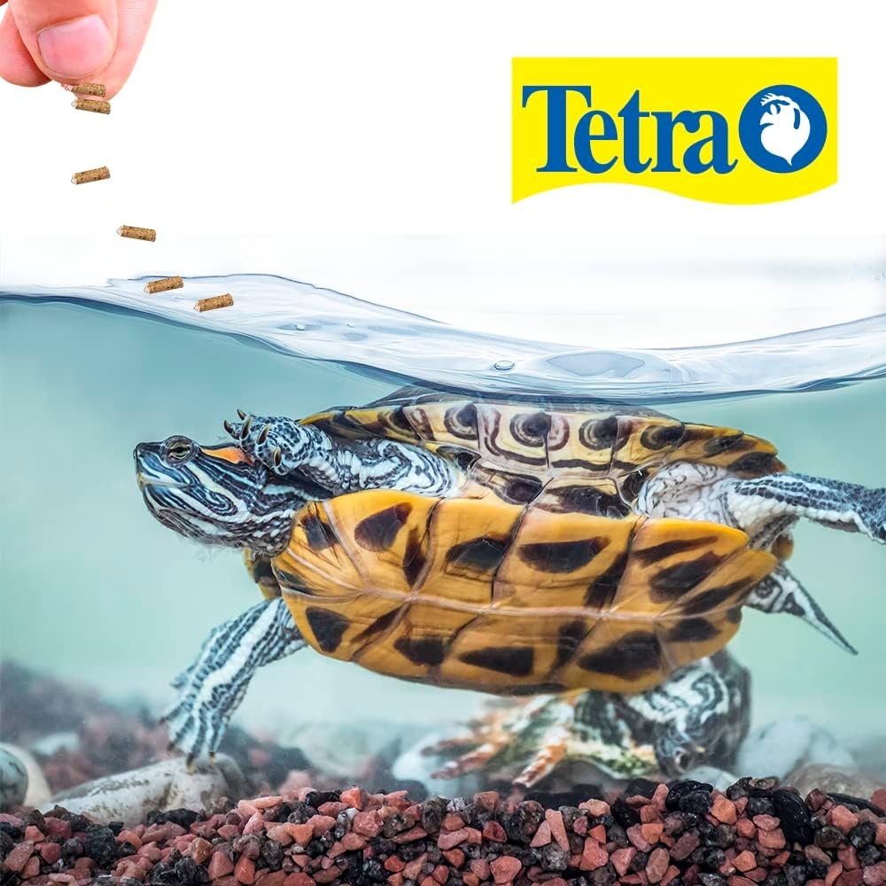 image:imageTetra ReptoMin Floating Food Sticks Food for Aquatic Turtles Newts and Frogs 1059 oz Pack of 137 Ounce Pack of 2
