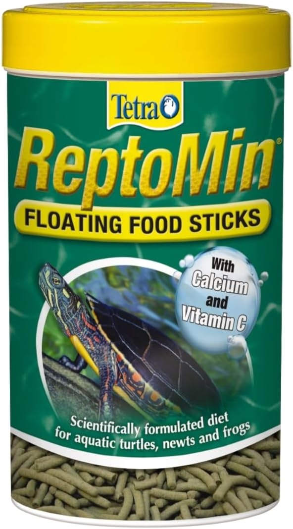 image:imageTetra ReptoMin Floating Food Sticks Food for Aquatic Turtles Newts and Frogs 1059 oz Pack of 137 Ounce Pack of 24