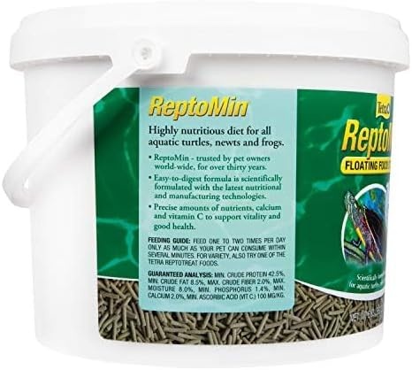 image:imageTetra ReptoMin Floating Food Sticks Food for Aquatic Turtles Newts and Frogs 1059 oz Pack of 1638 Pound Pack of 4
