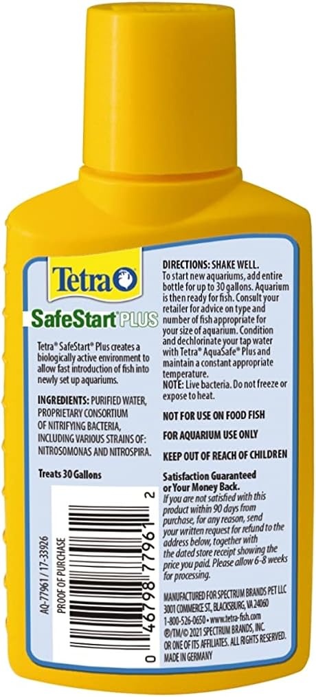 image:imageTetra SafeStart Plus For Newly SetUp Fish aquariums 100 ml 338Ounce100 ml 338Ounce Pack of 2