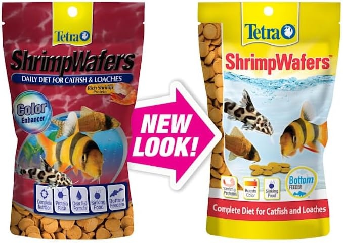 image:imageTetra ShrimpWafers Complete Diet for Catfish and Loaches 3 Ounce3 Ounce Pack of 1