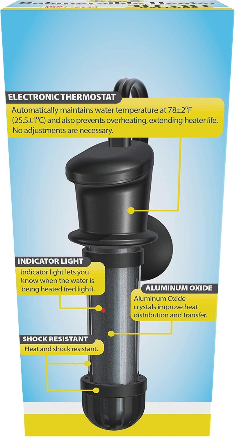 image:imageTetra Submersible Heater With Electronic Thermostat 200Watt1030 Gallon