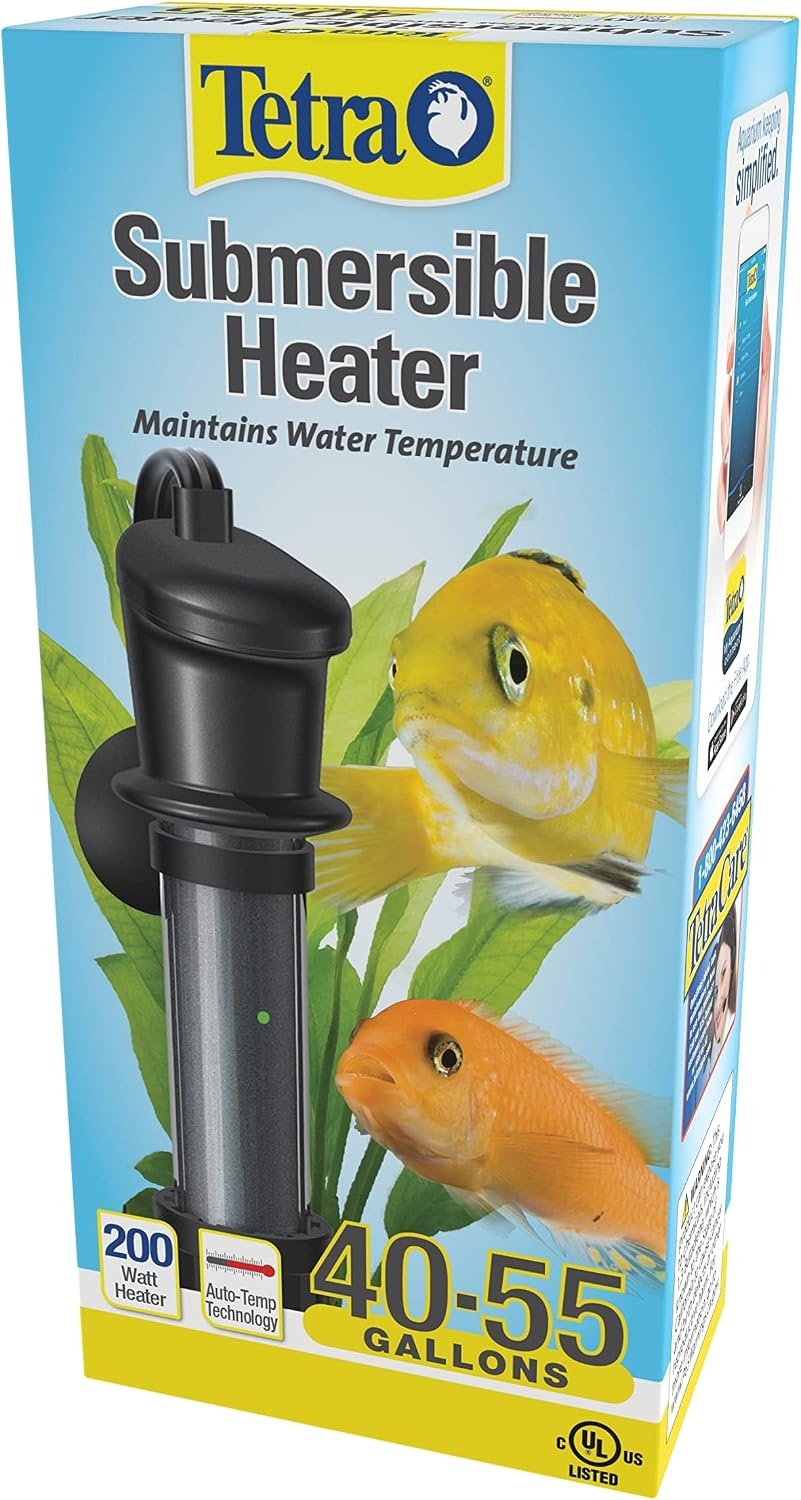 image:imageTetra Submersible Heater With Electronic Thermostat 200Watt4055 Gallon Pack of 2