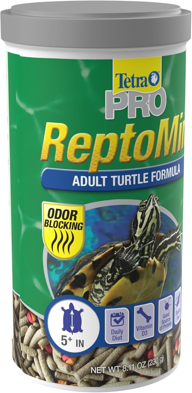 image:imageTetra TetraFauna PRO ReptoMin Pro Sticks Adult Turtle Formula Daily Diet for Aquatic Turtles 811 ozAdult Turtle