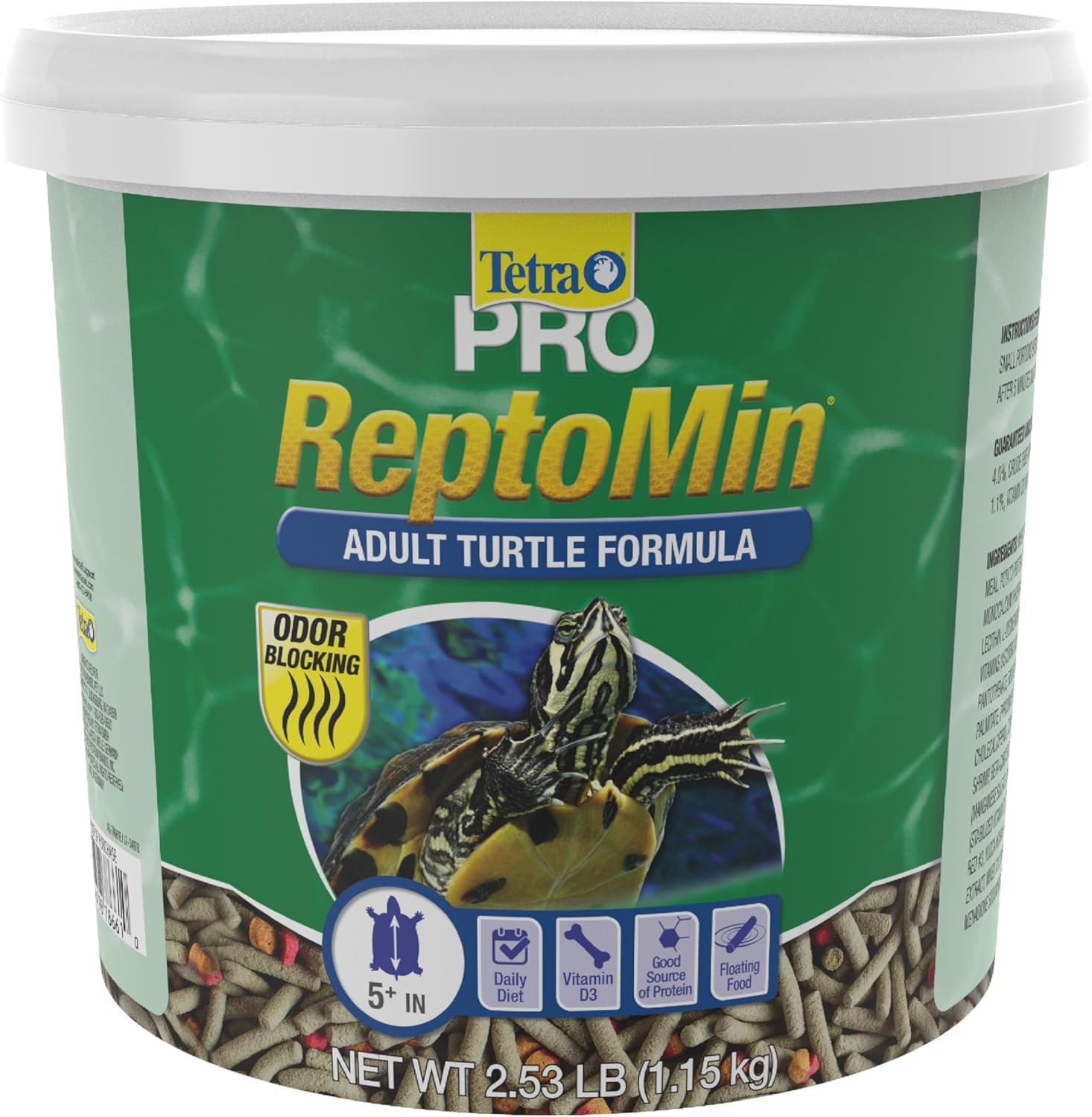 image:imageTetra TetraFauna PRO ReptoMin Pro Sticks Adult Turtle Formula Daily Diet for Aquatic Turtles 811 ozAdult Turtle