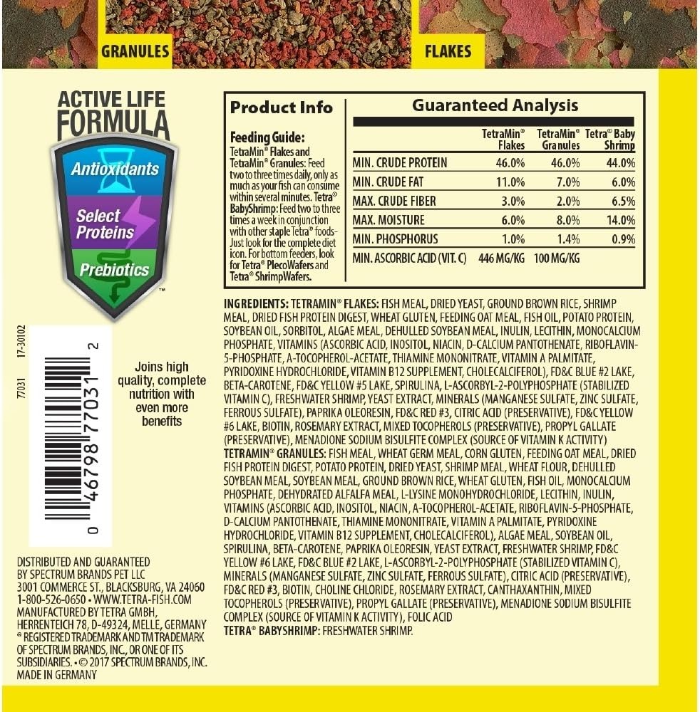 image:imageTetra TetraMin SelectAFood 24 Ounces Fish Flakes Variety Pack24 Ounce Pack of 2